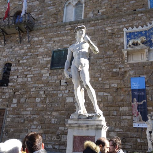 Dawid – kopia prezentowana przed Palazzo Vecchio